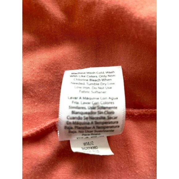 George Men's Short Sleeve Crew Neck Pullover Tee Size 3XL in Coral Orange - Picture 9 of 9